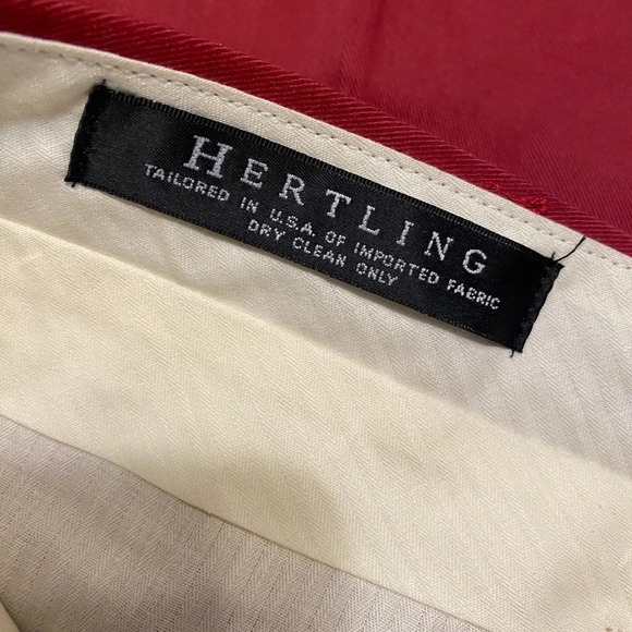 HERTLING Made in USA Men’s Tailored Trouser Sz 40 - Picture 5 of 8